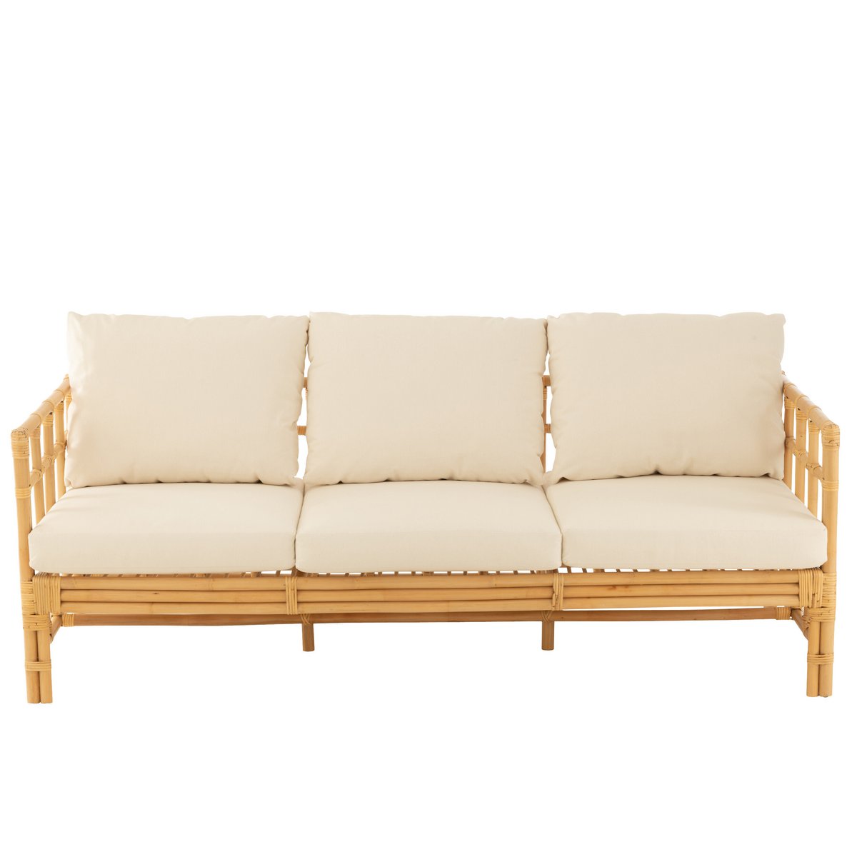 J-Line - Sofa 'Elise' (3-persoons, Wit)
