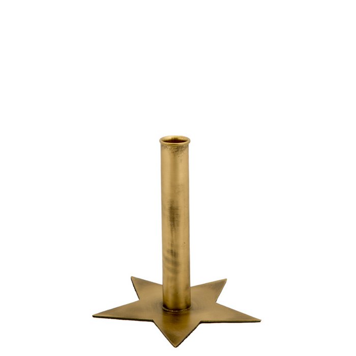Mrs. Bloom - Kaarshouder Ster L antiek goud