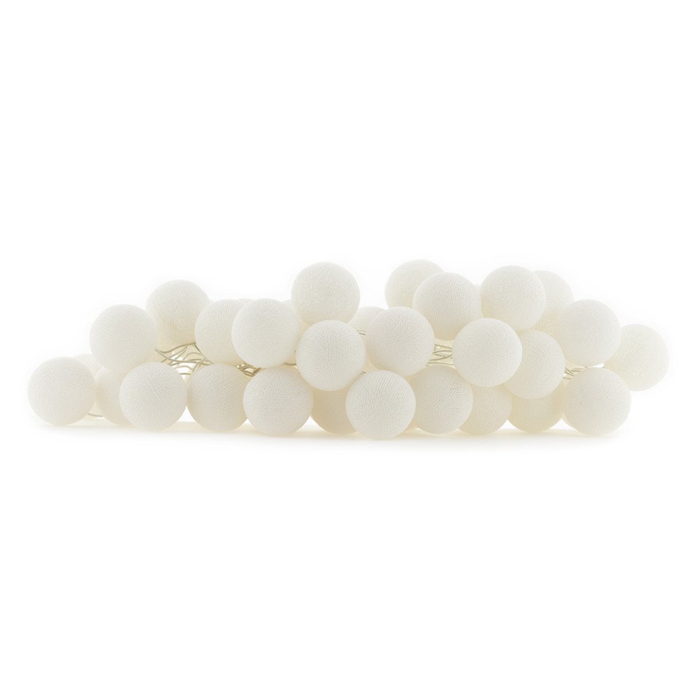 Cotton Ball Lights - Indoor regular Lichtslinger - White - 35 cotton balls