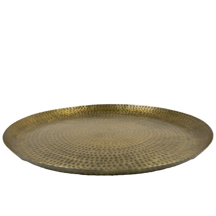 Mrs. Bloom - Rond dienblad 'Antique' (Goud, 63cm)