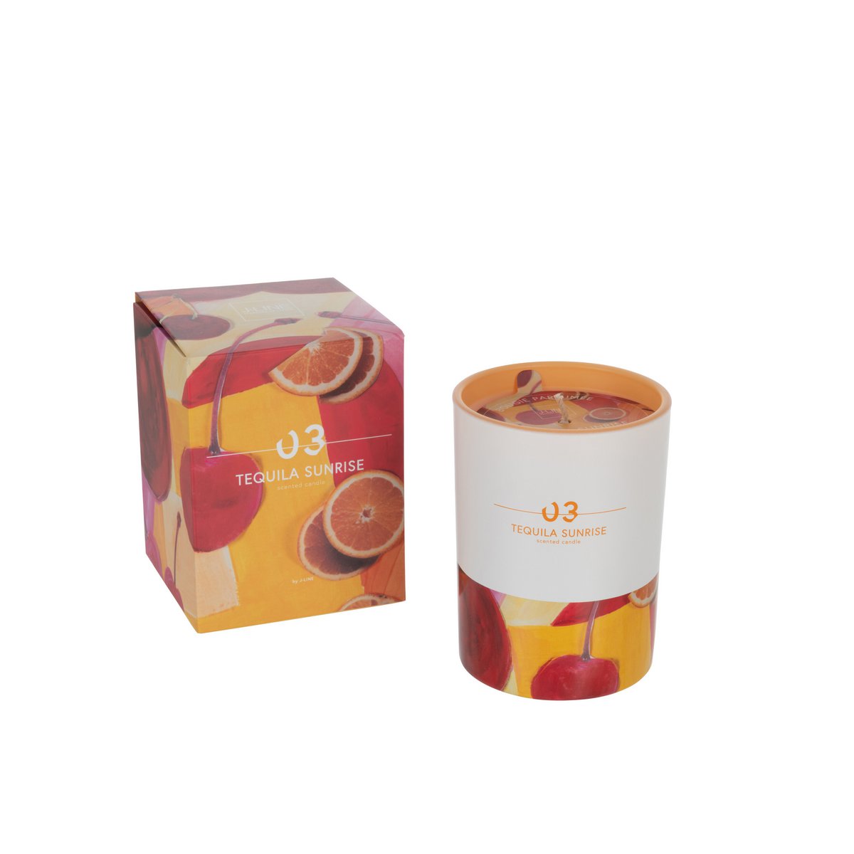 J-Line - Geurkaars Tequila Sunrise - S - 45 U