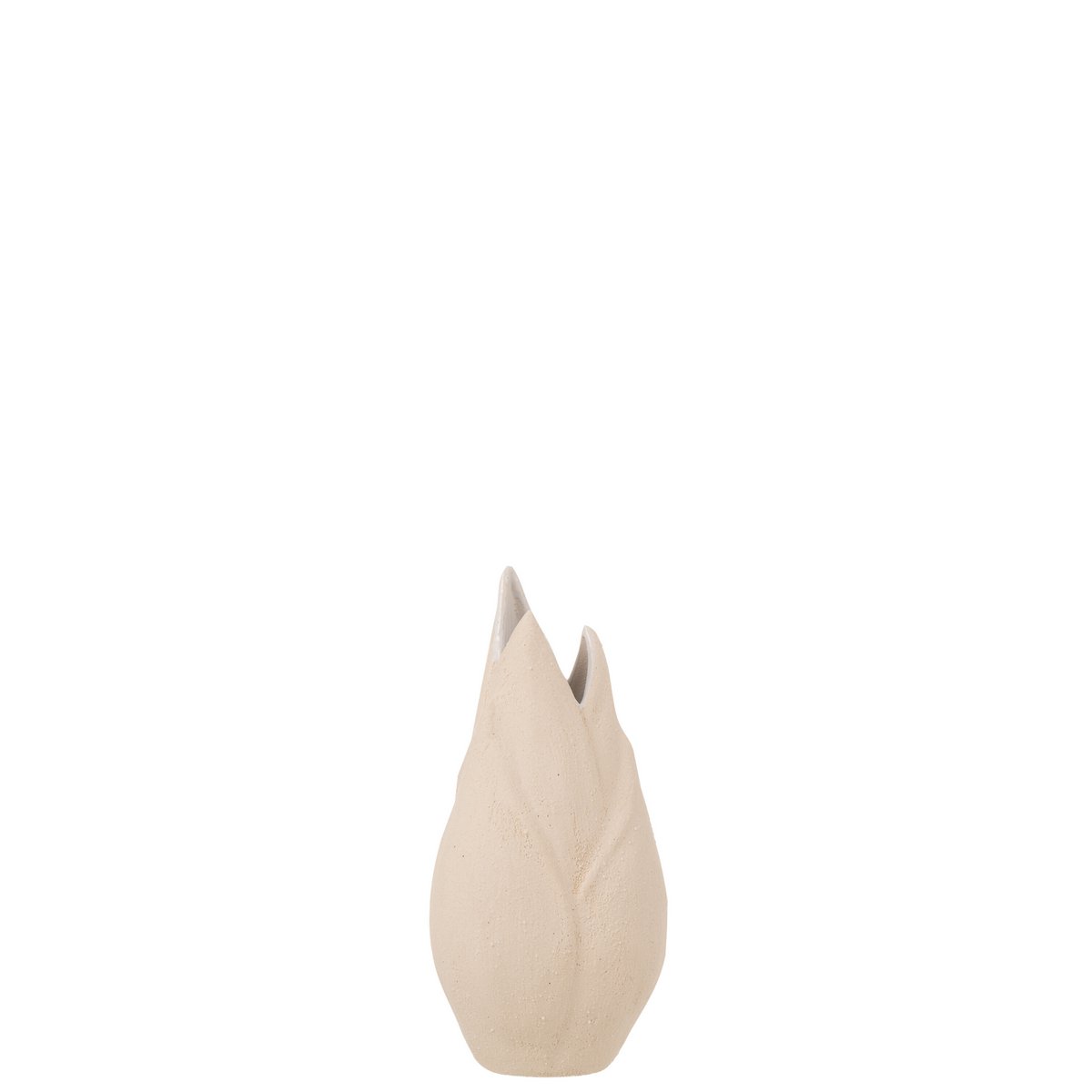 J-Line - Vaas Zand - Keramiek - Beige - Small