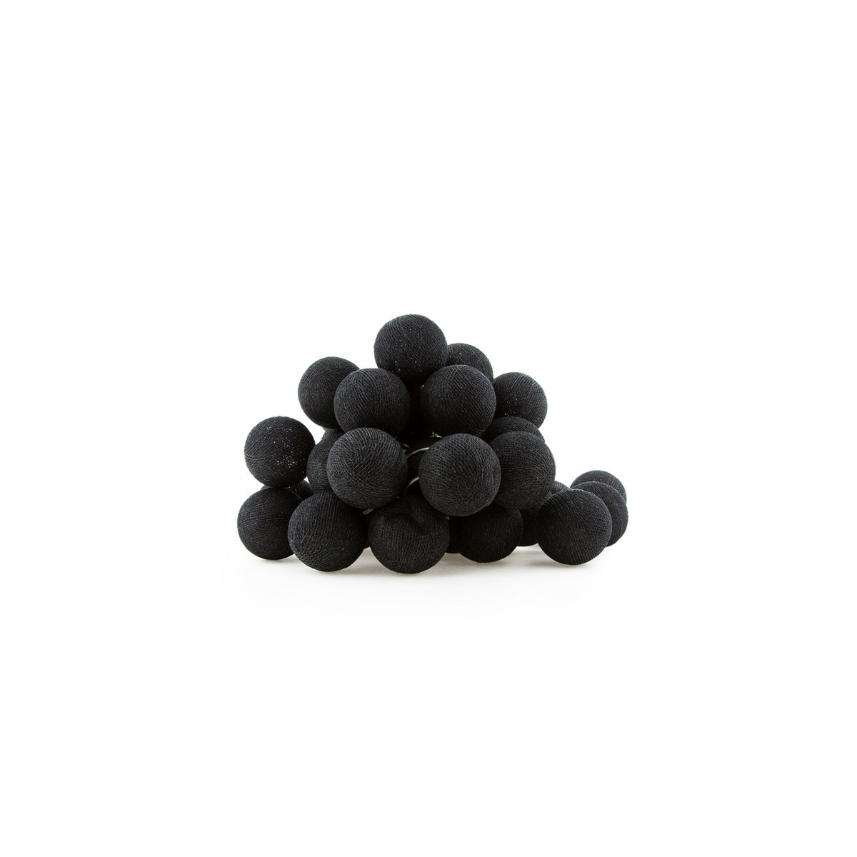 Cotton Ball Lights - Indoor regular Lichtslinger - Black - 35 cotton balls