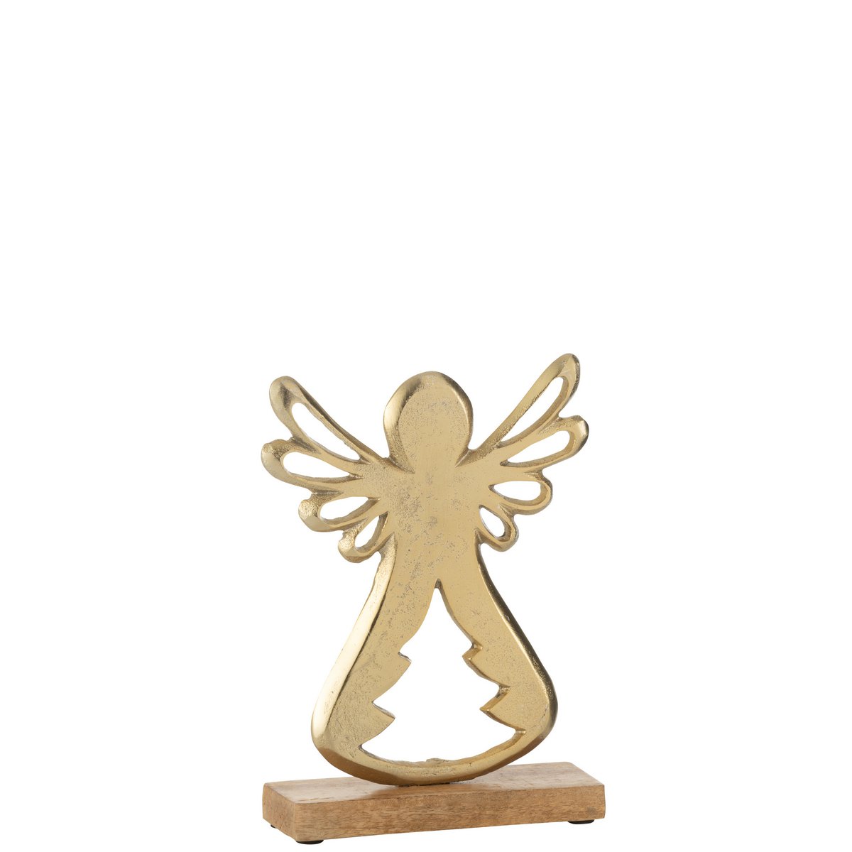 J-Line - Decoratief kerstfiguur 'Blomvik' (Maat L, Goud)