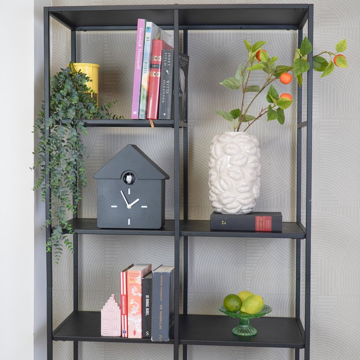 Housevitamin - Klokklokkoekkoekjes- Zwart- 24x27x9cm