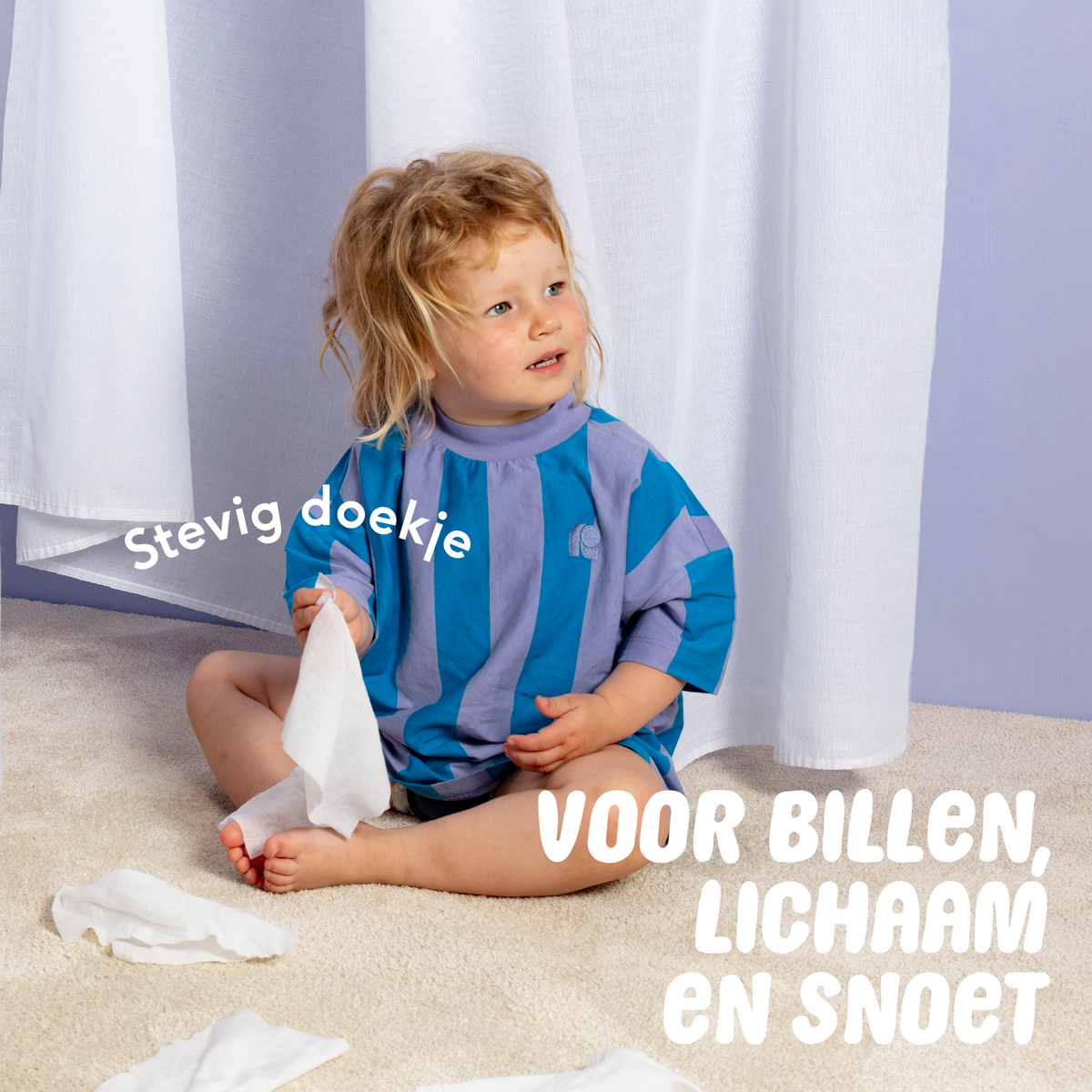 Naïf - Plasticvrije Lotion Billendoekjes voor Baby & Kids 8 packs