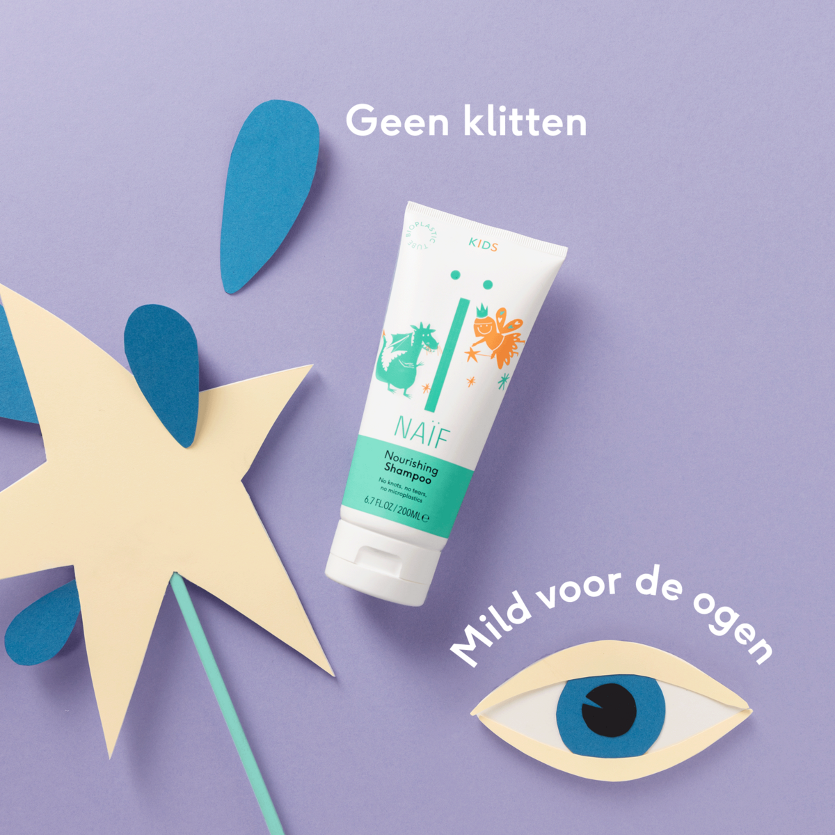 Naïf - Voedende Shampoo voor Kids 200ml