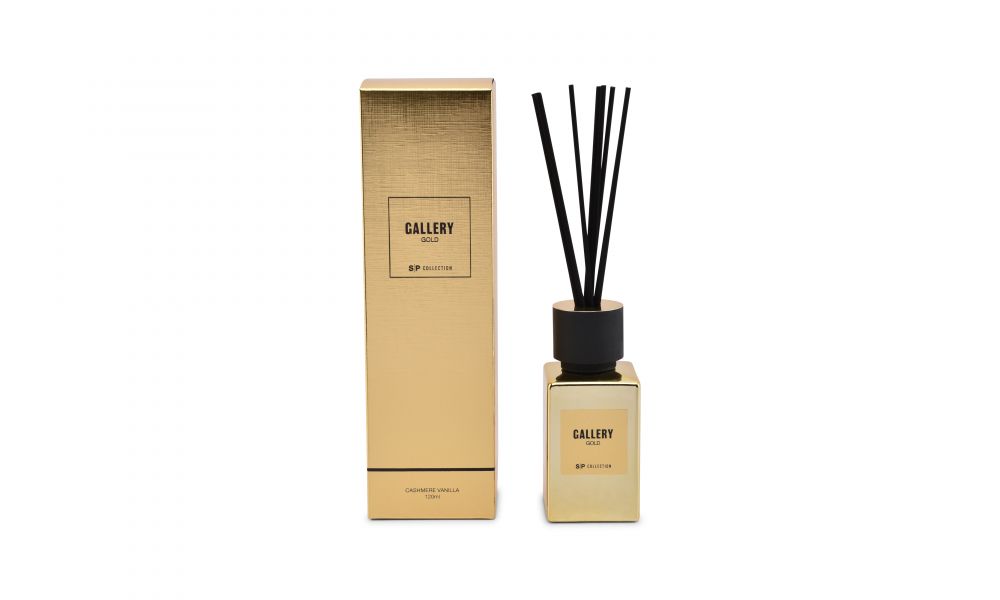 S|P Collection - Geurstokjes 'Gallery' (120ml, Gold)