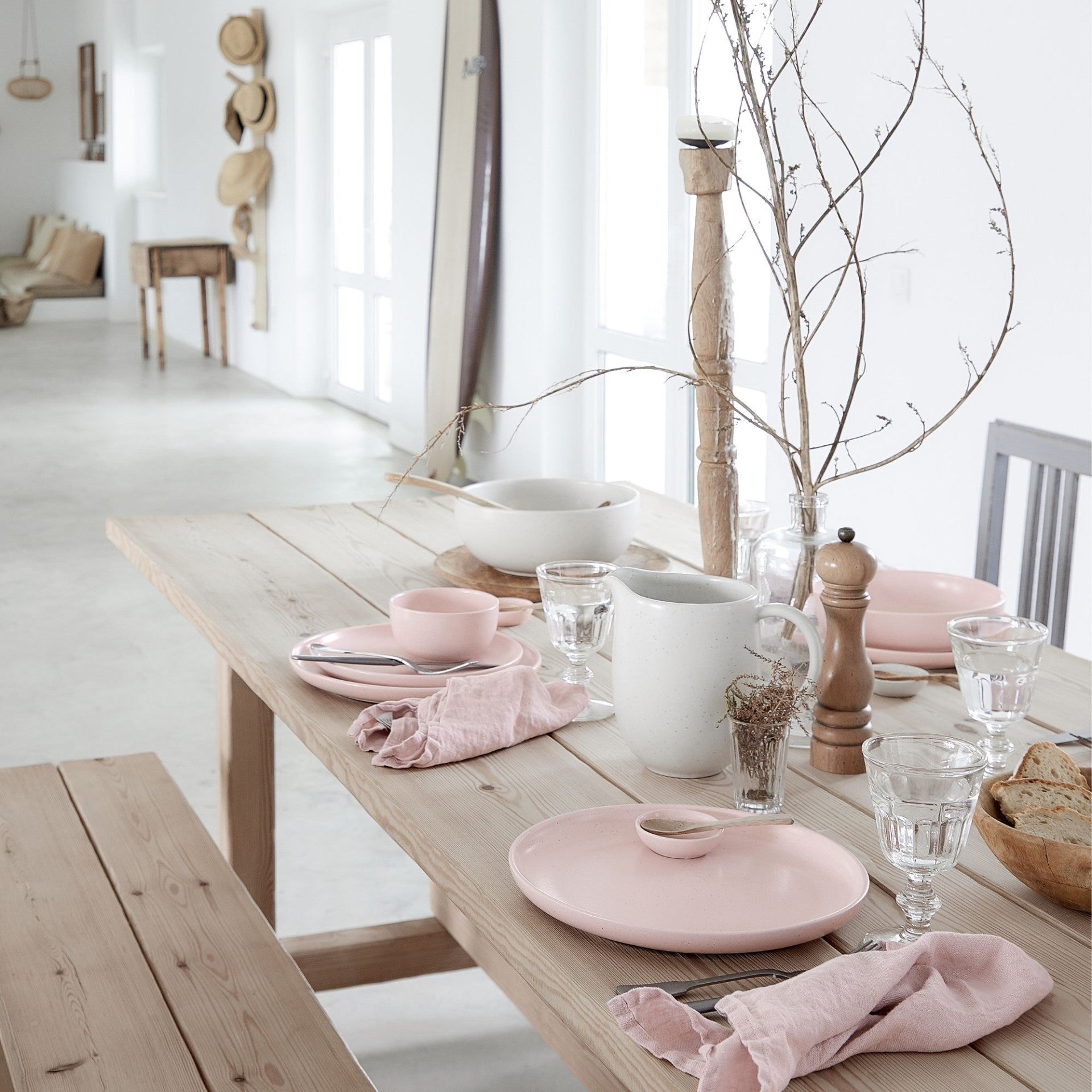 Costa Nova & Casafina - Dinerbord 'Pacifica' (Roze, 27cm)