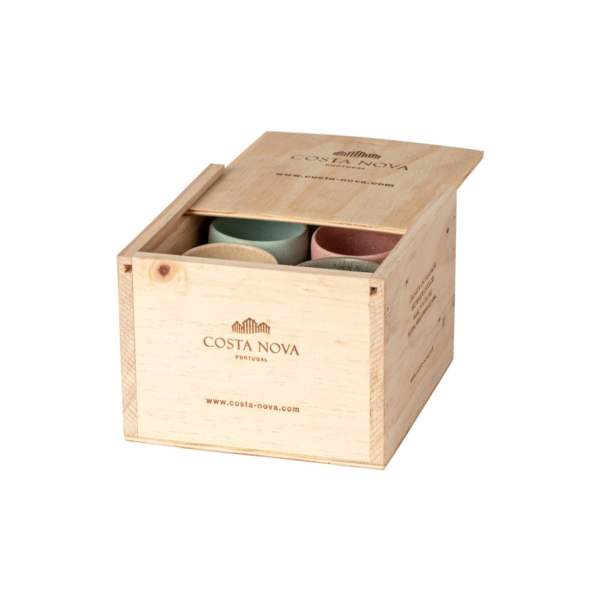 Costa Nova & Casafina - Giftbox met espresso kopjes 'Arenito' (8 stuks, 70ml)