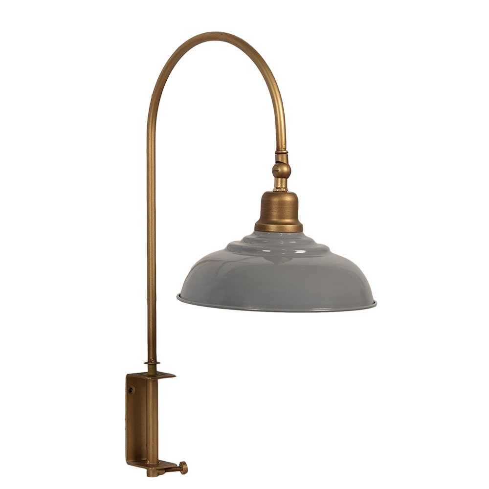 Clayre & Eef - Wandlamp 'Allister' (Goud, 33cm)