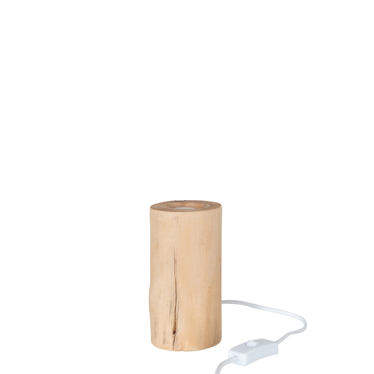 J-Line - Lamp Socket Silas Hoog - Hout - Naturel