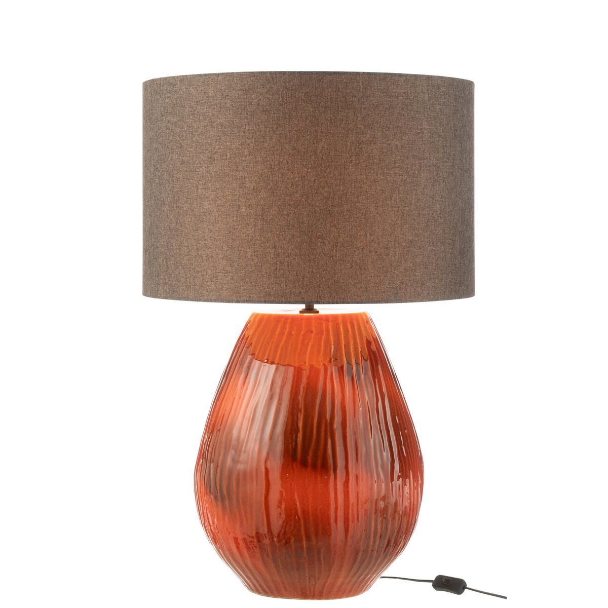 J-Line - Lamp Akane Keramiek Rood Large