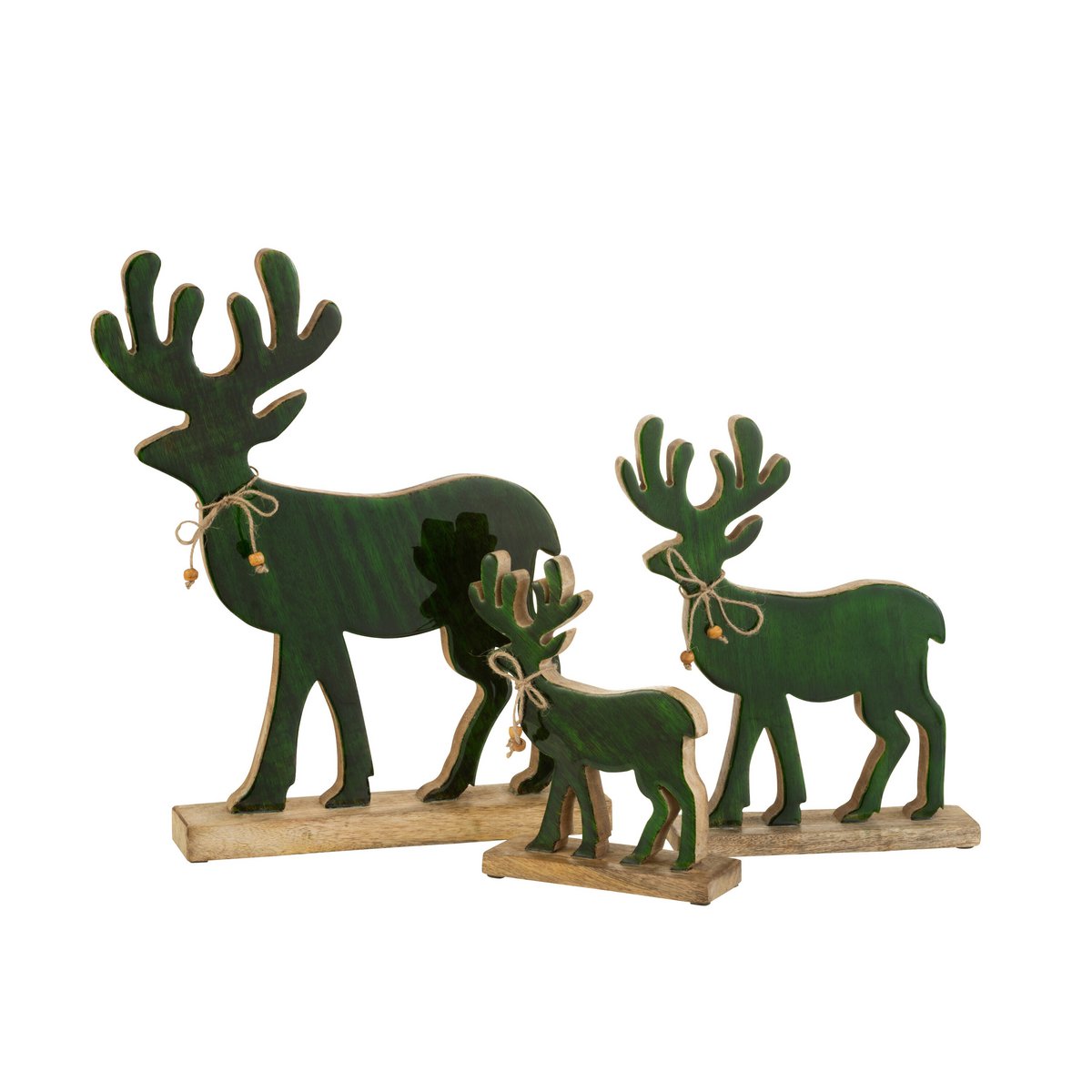 J-Line - Decoratief kerstfiguur 'Emberfell' (Groen, Maat L)