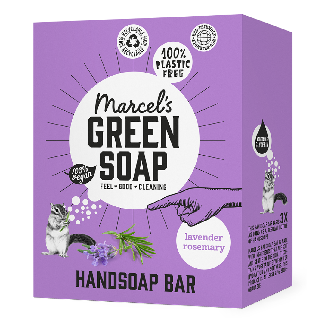 Marcel's Green Soap Handzeep Bar Lavendel & Rozemarijn