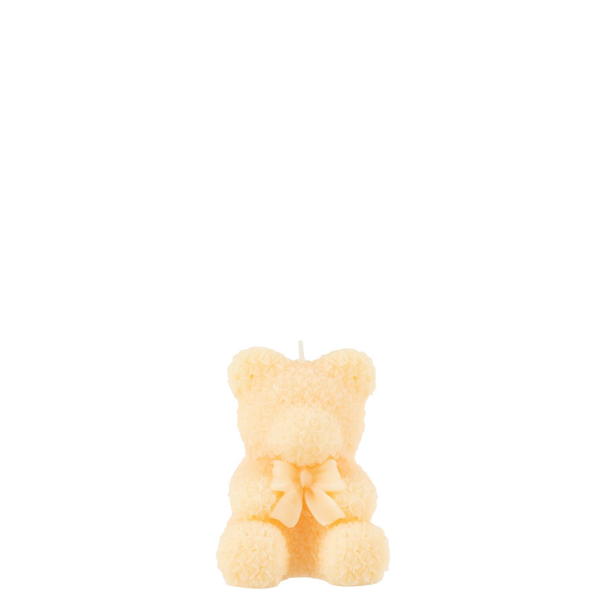 J-Line - Kaars Teddy Beer - Lichtgeel - S - 8U