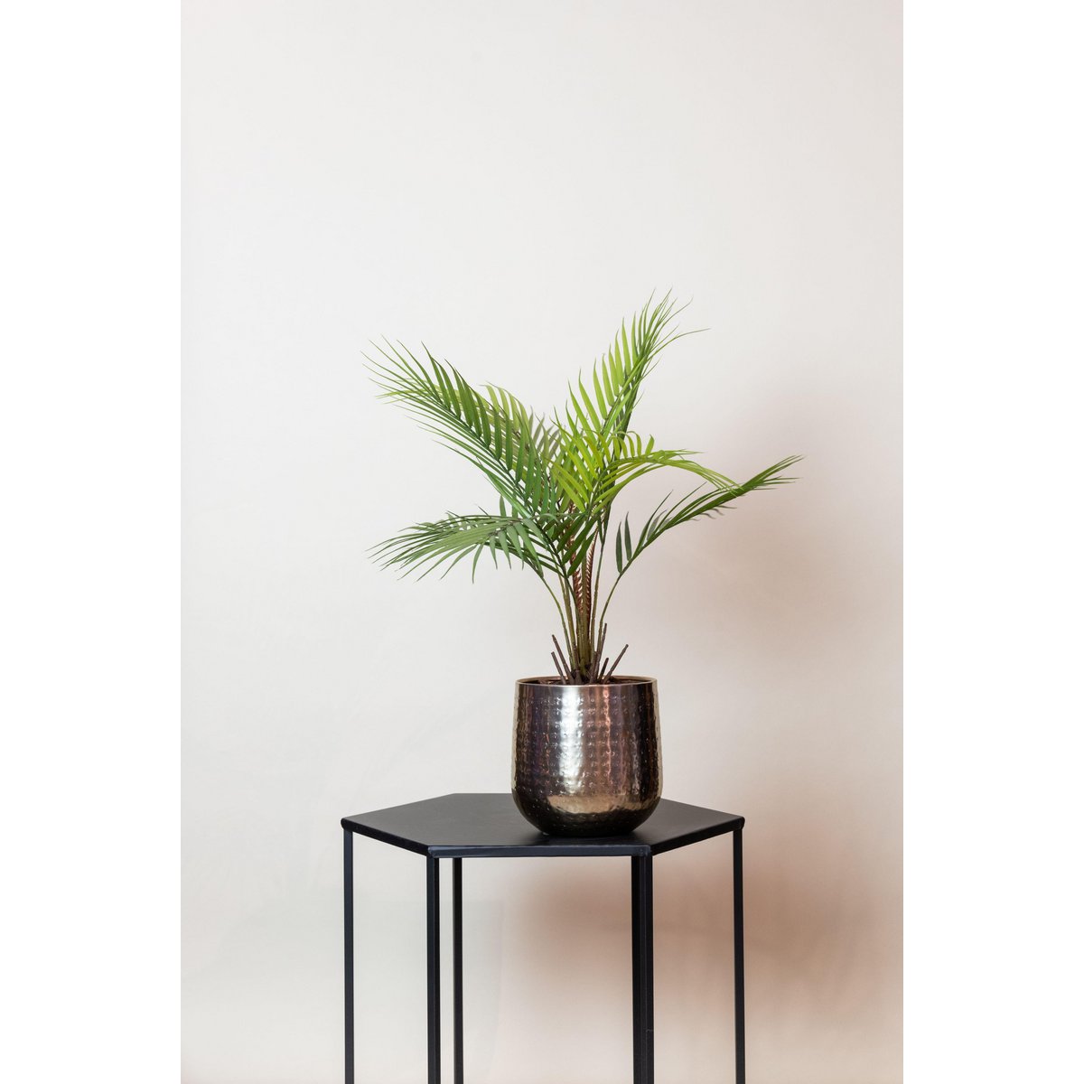 Green BoutiQ - Kunstplant - Chamaedorea - Bergpalm - 50 cm