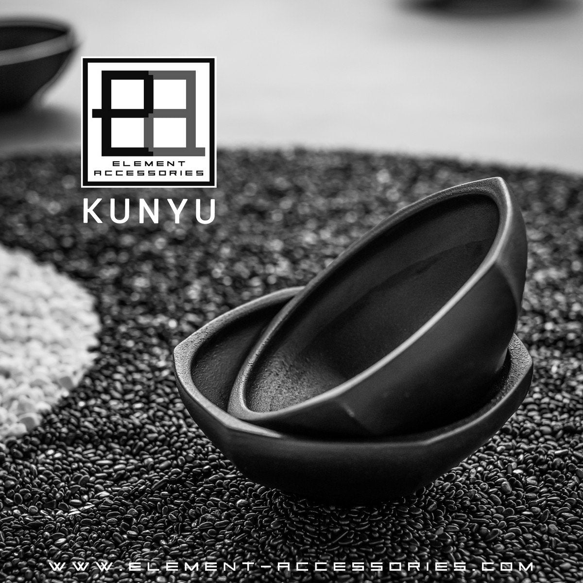 Element Accessories - Kom in moderne Aziatische stijl, hoogwaardig design en afwerking, KUNYU30ZW