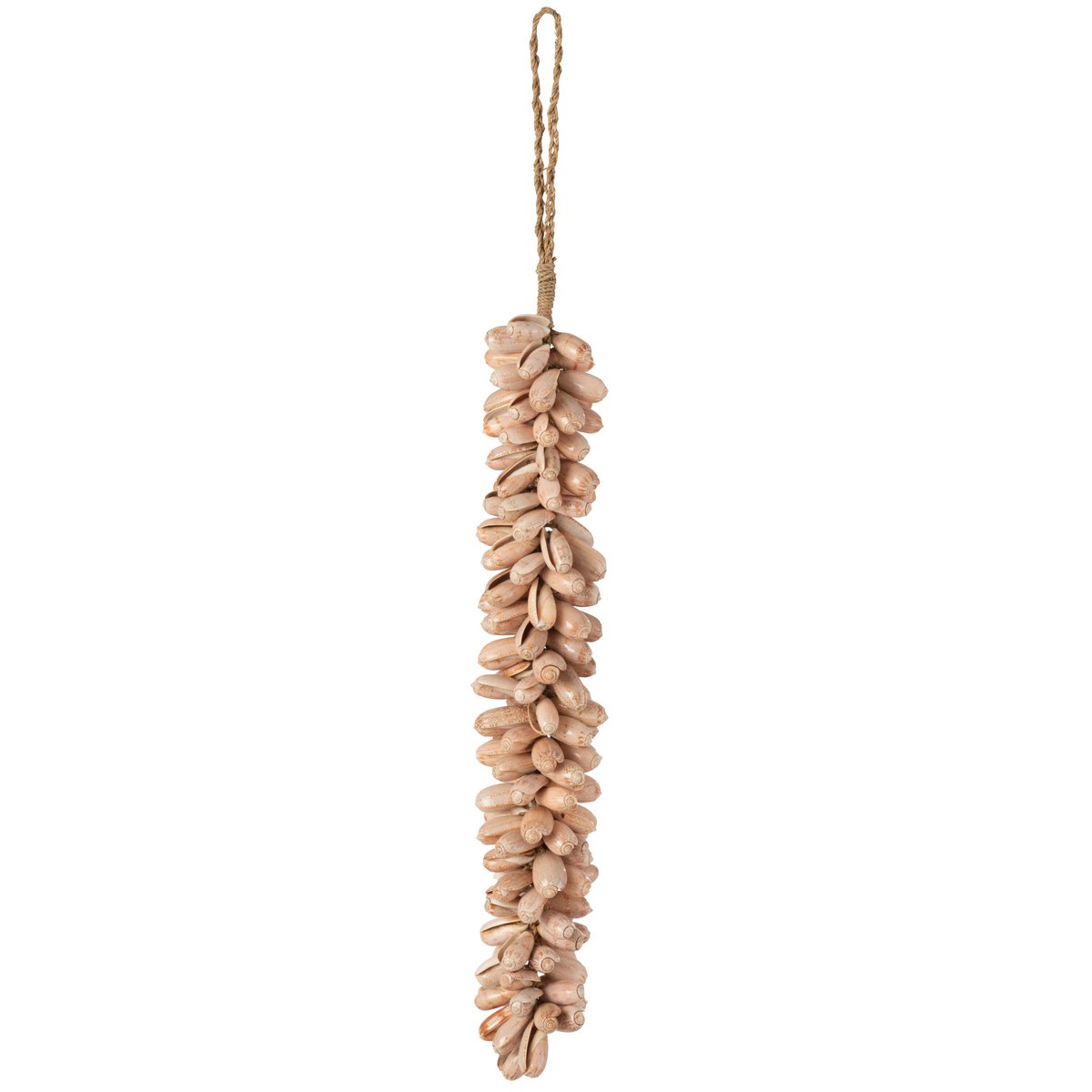 J-Line Mona Schelpen hanger - natuursteen - roze