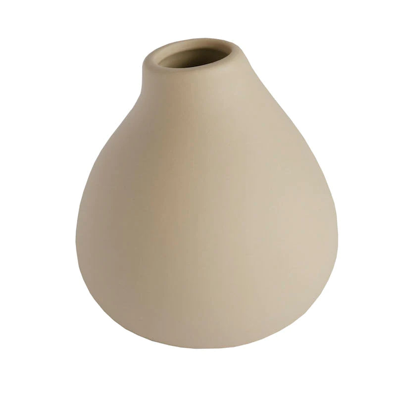 Home Delight - Vaas 'Jona' (Small, Beige)