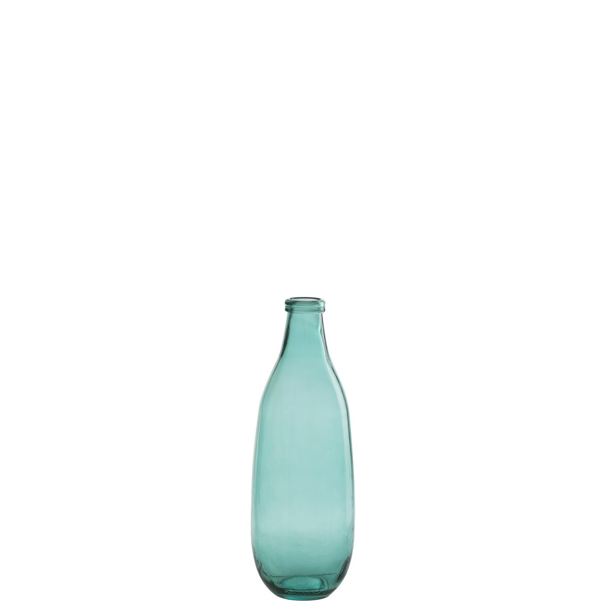 J-Line - Vaas Fles - Glas - Aqua - Small