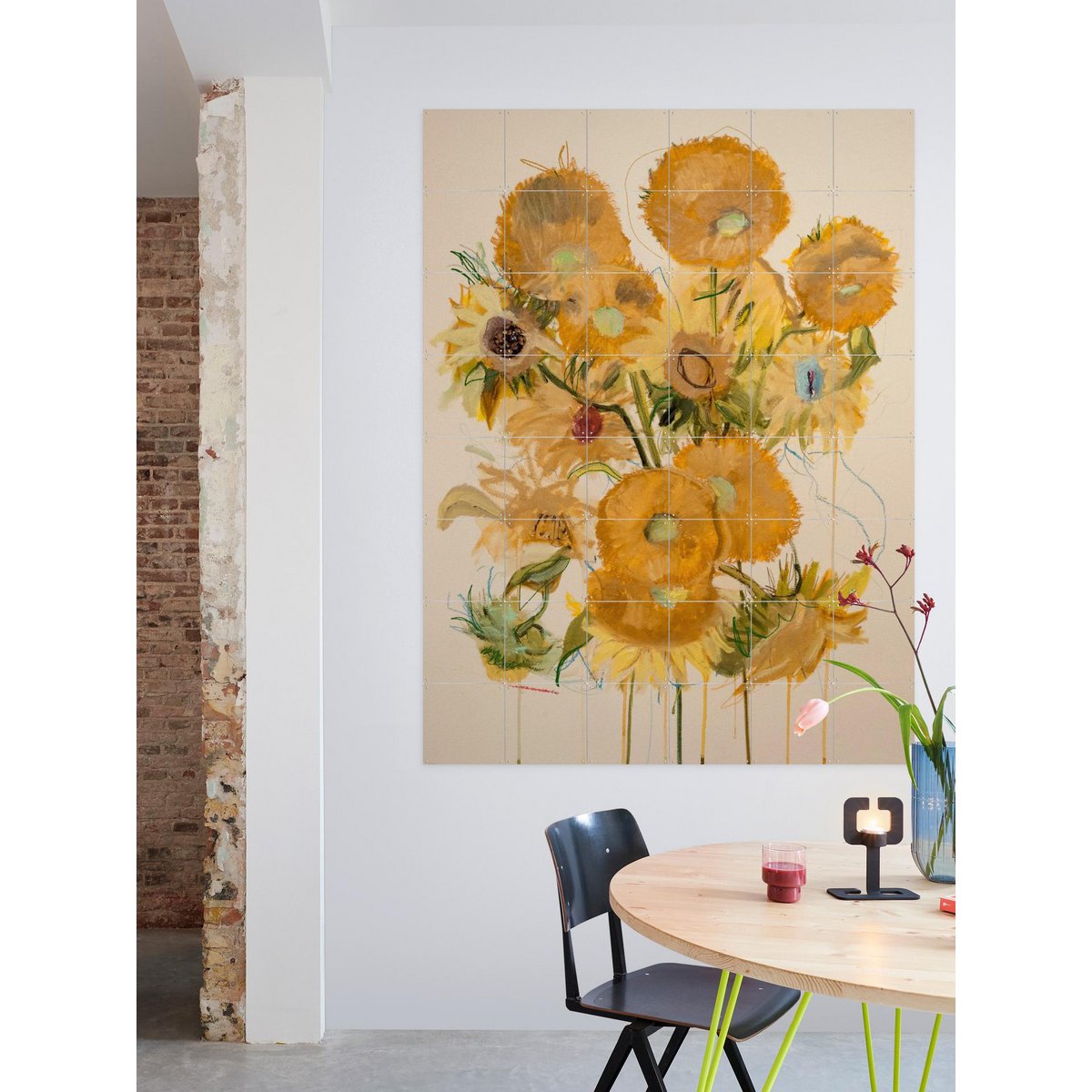 IXXI - Sunflowers Vincent -Wall art - Poster - Wall Decoration - M - 100 x 140