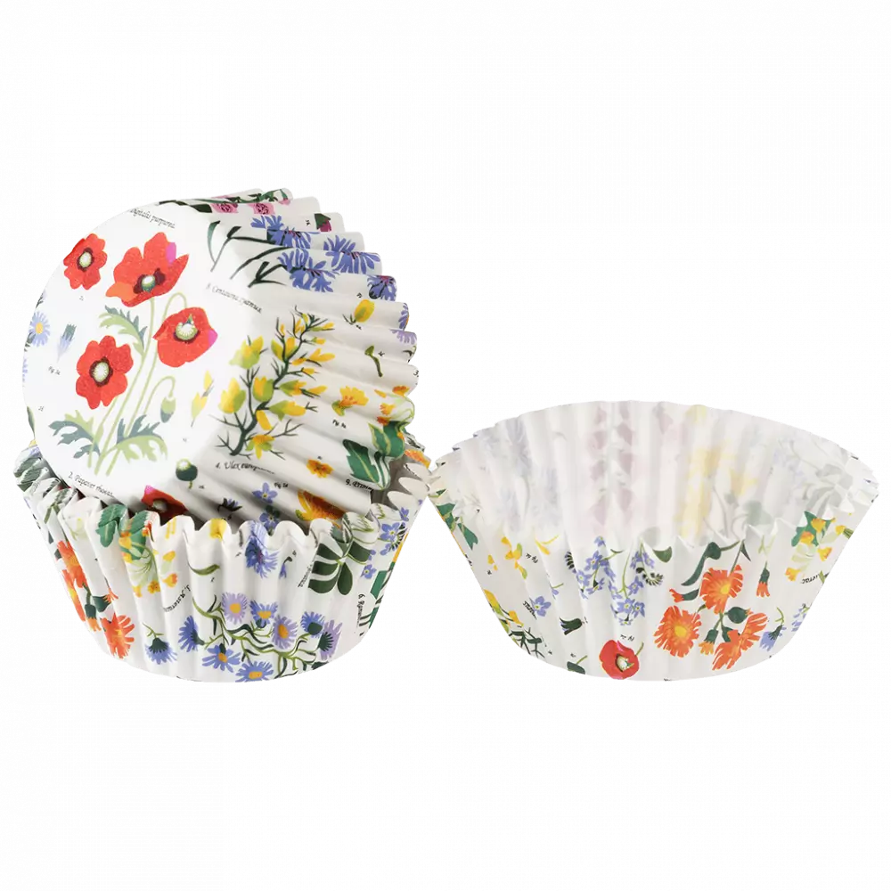 Rex London - Cupcake vormpjes 'Wild Flowers' (50 stuks)