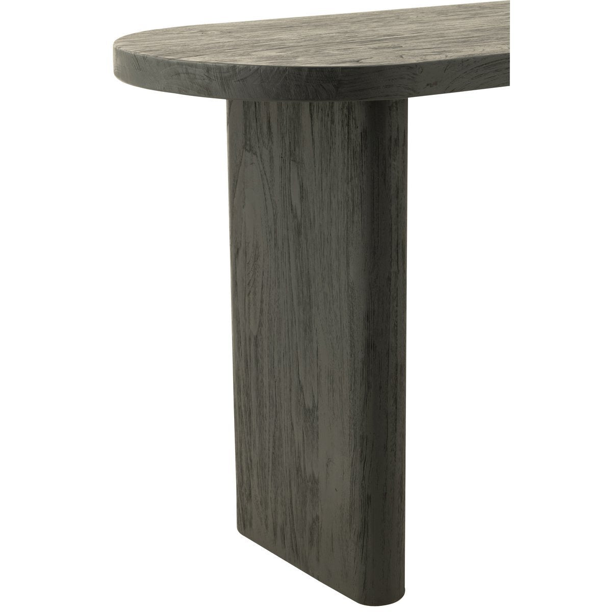 J-Line - Sidetable 'Teak' (Zwart, Hout)