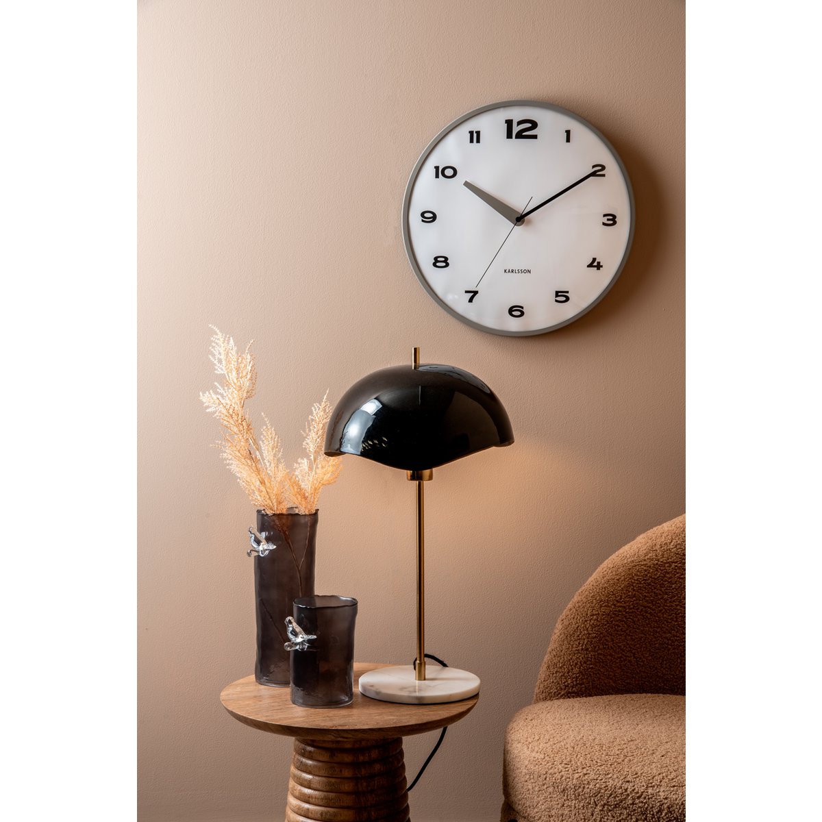 Karlsson - Wandklok Brisk Dome