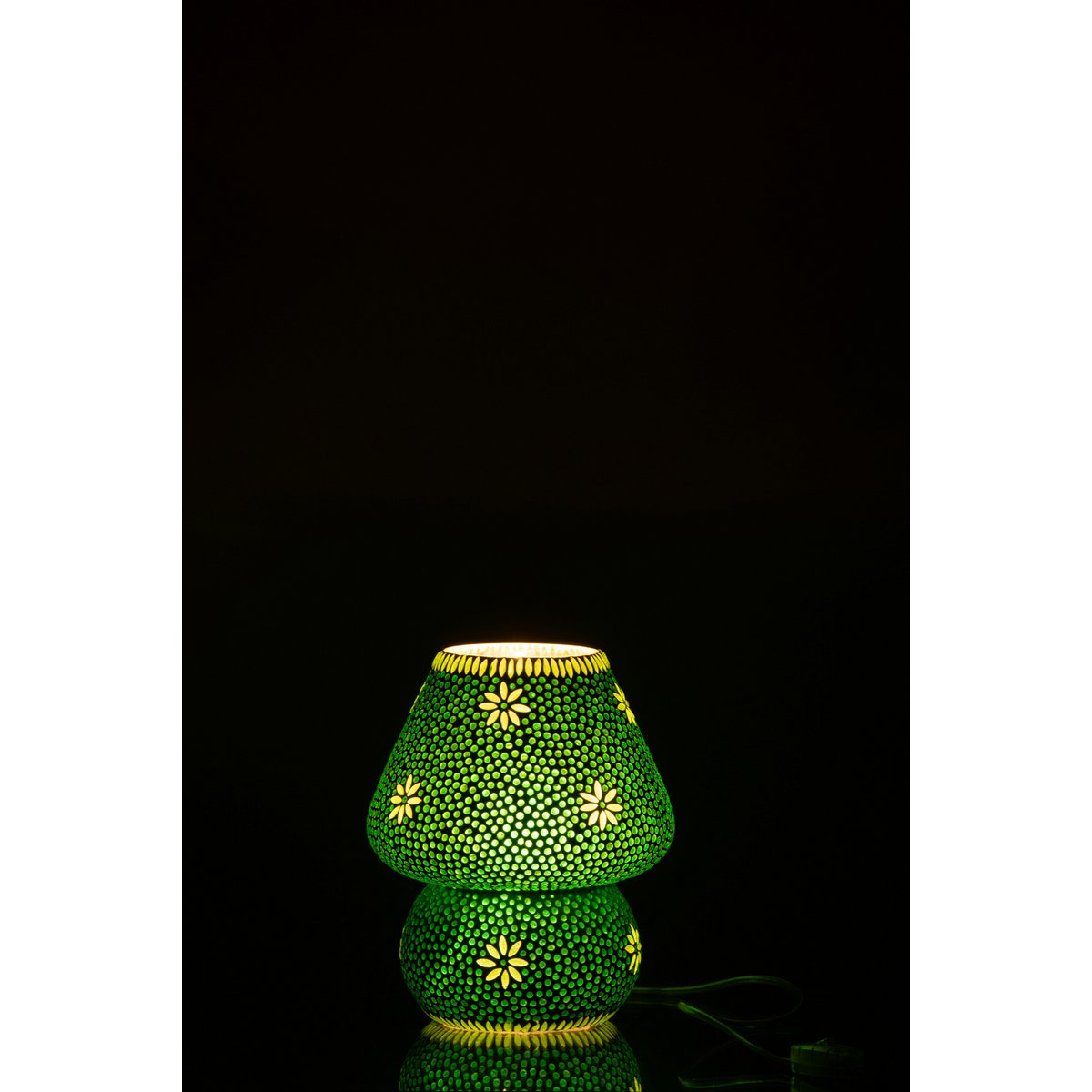 J-Line - Lamp Bram - Glas - Groen - Small