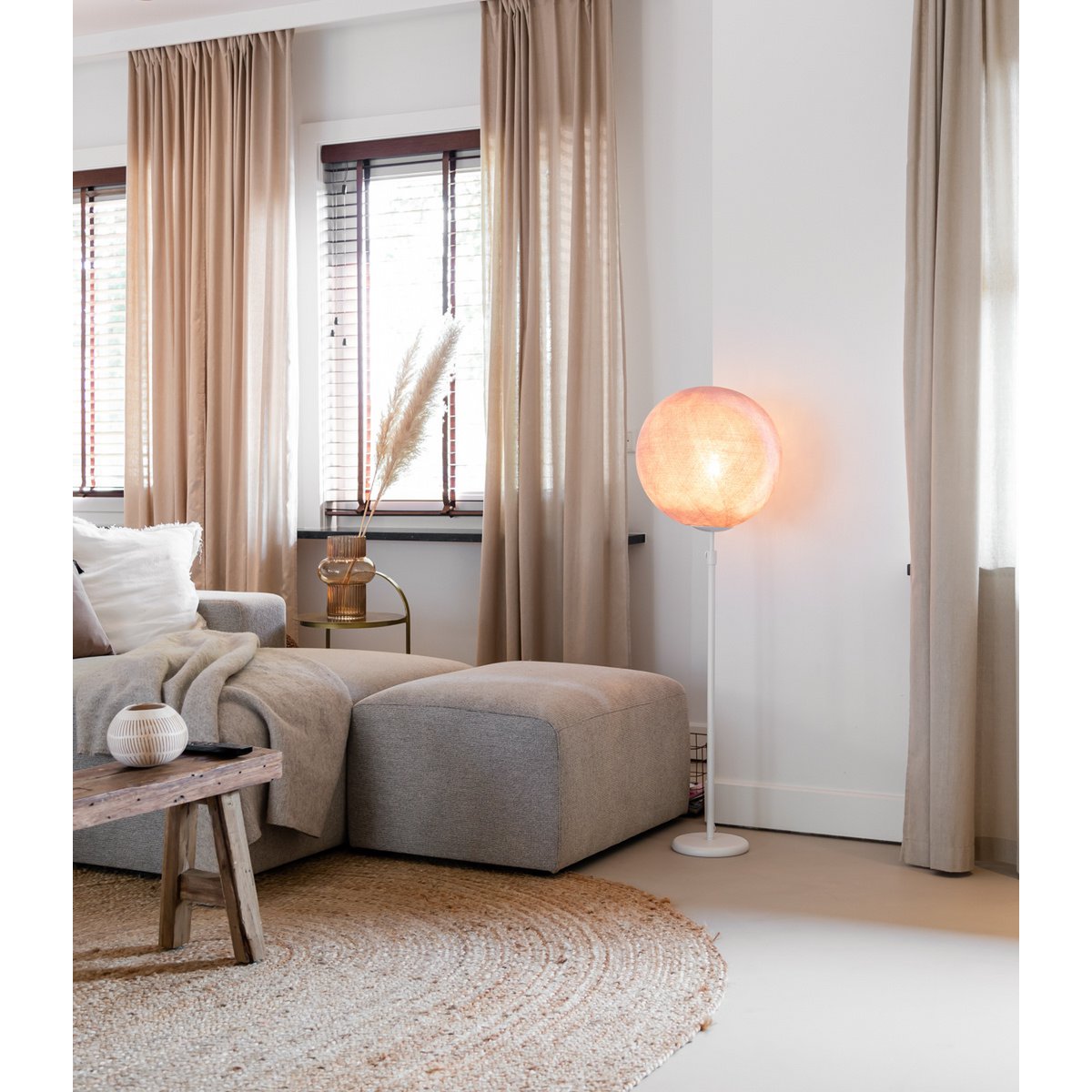 Cotton Ball Lights - Deluxe staande lamp high - White - S