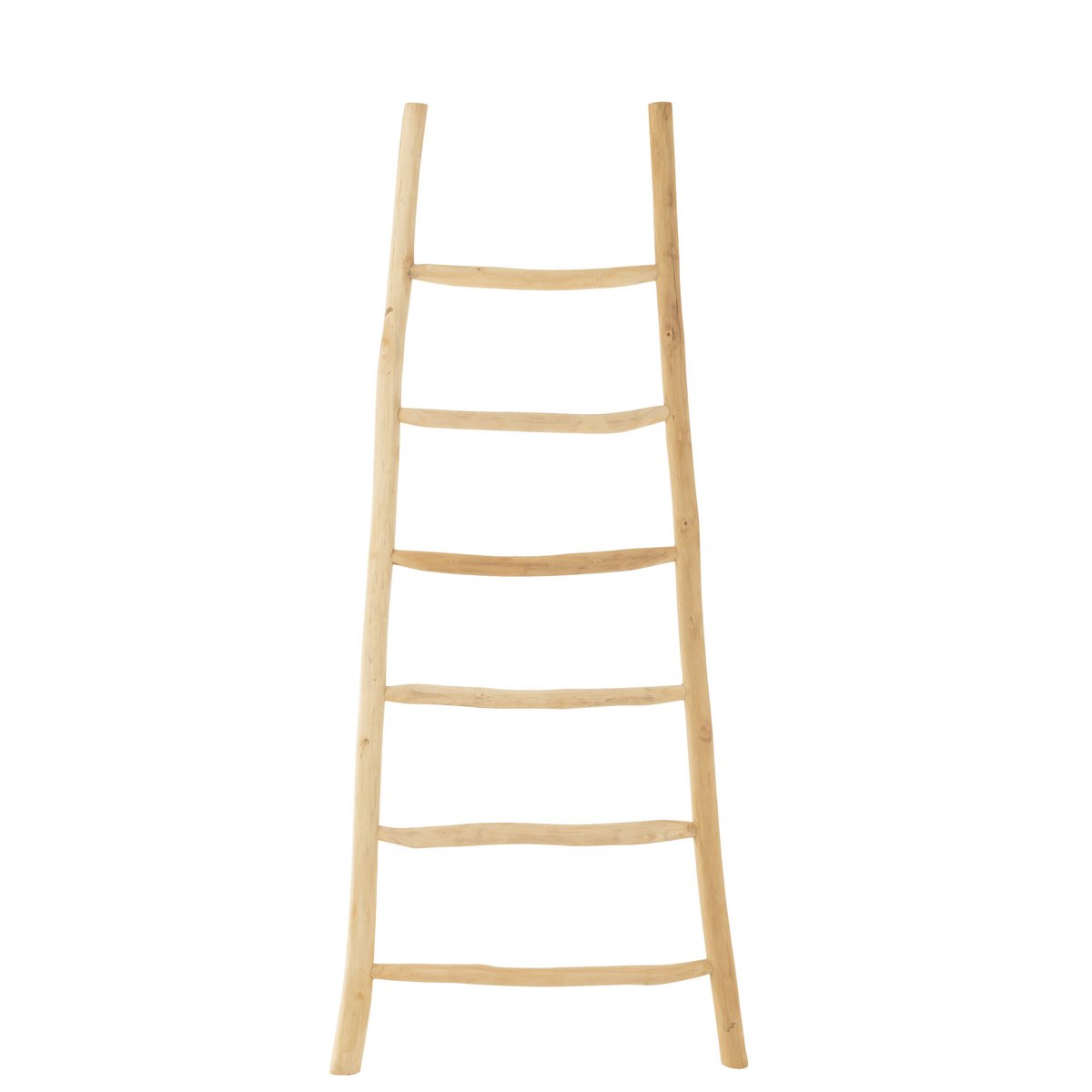 J-Line - Ladder 6 Stappen Teakhout Naturel