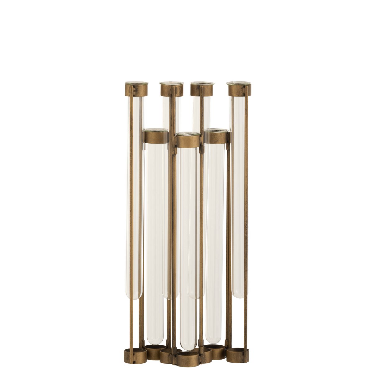 J-Line - Vaas '7 Tubes' (Goud, 39.5cm)