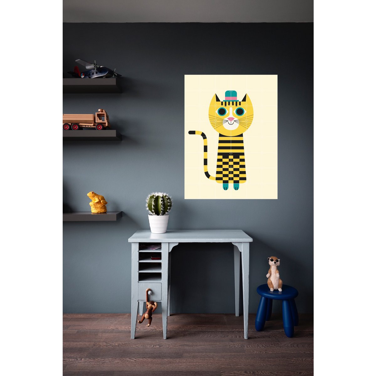 IXXI - Cat Wall art - Poster - Wanddecoratie