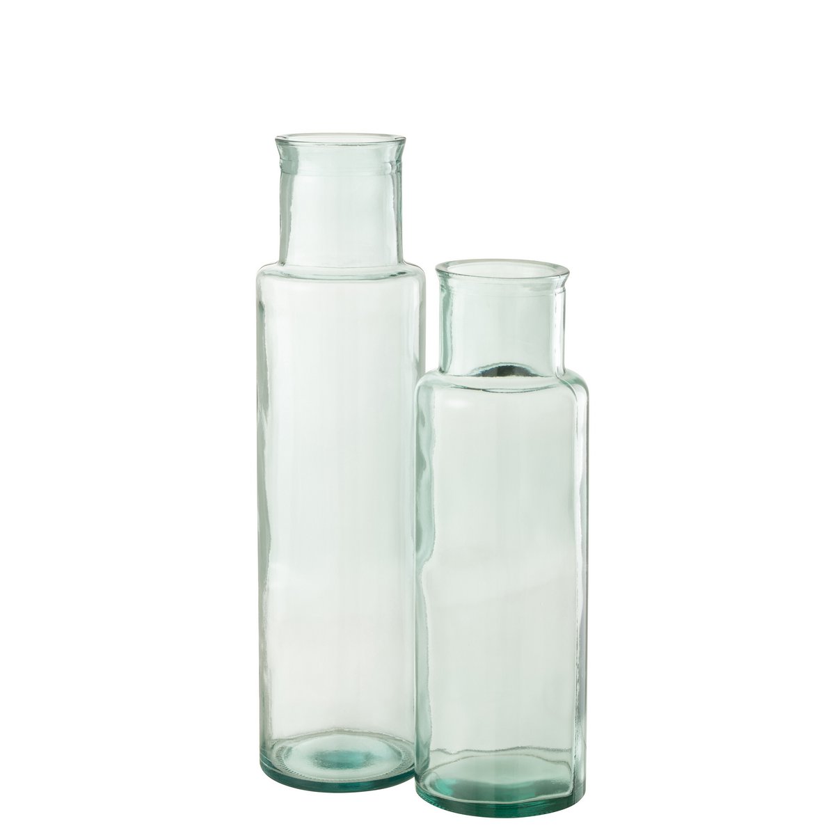 J-Line - Vaas Cilinder - Gerecycleerd - Glas - Large