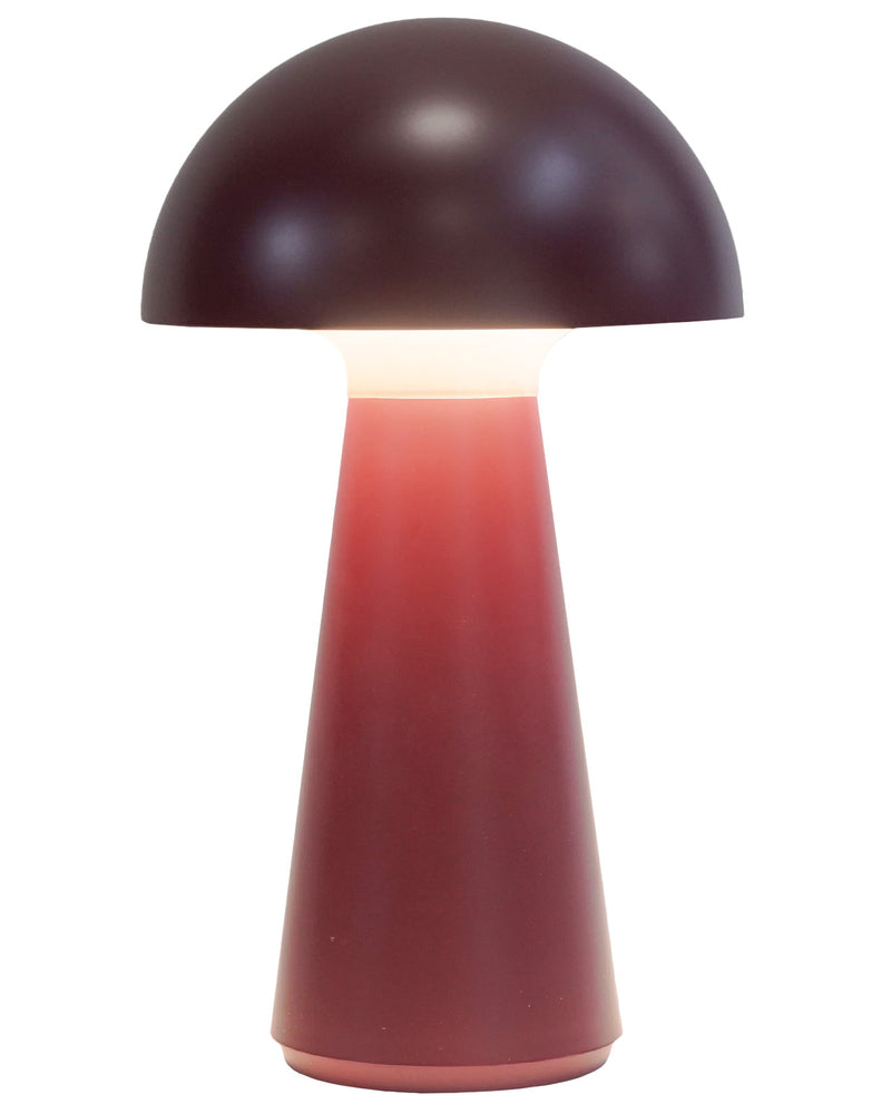 Sirius - Oplaadbare lamp 'Sam' (28cm hoog, Bordeaux)