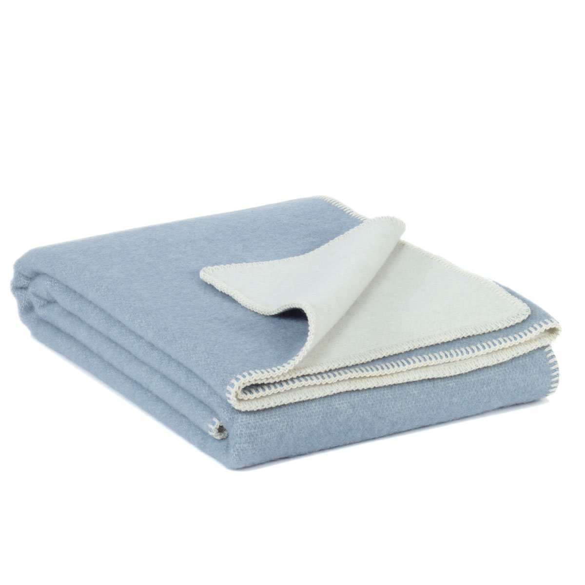 MoST Blankets - Wollen beddeken BLAUW FOG