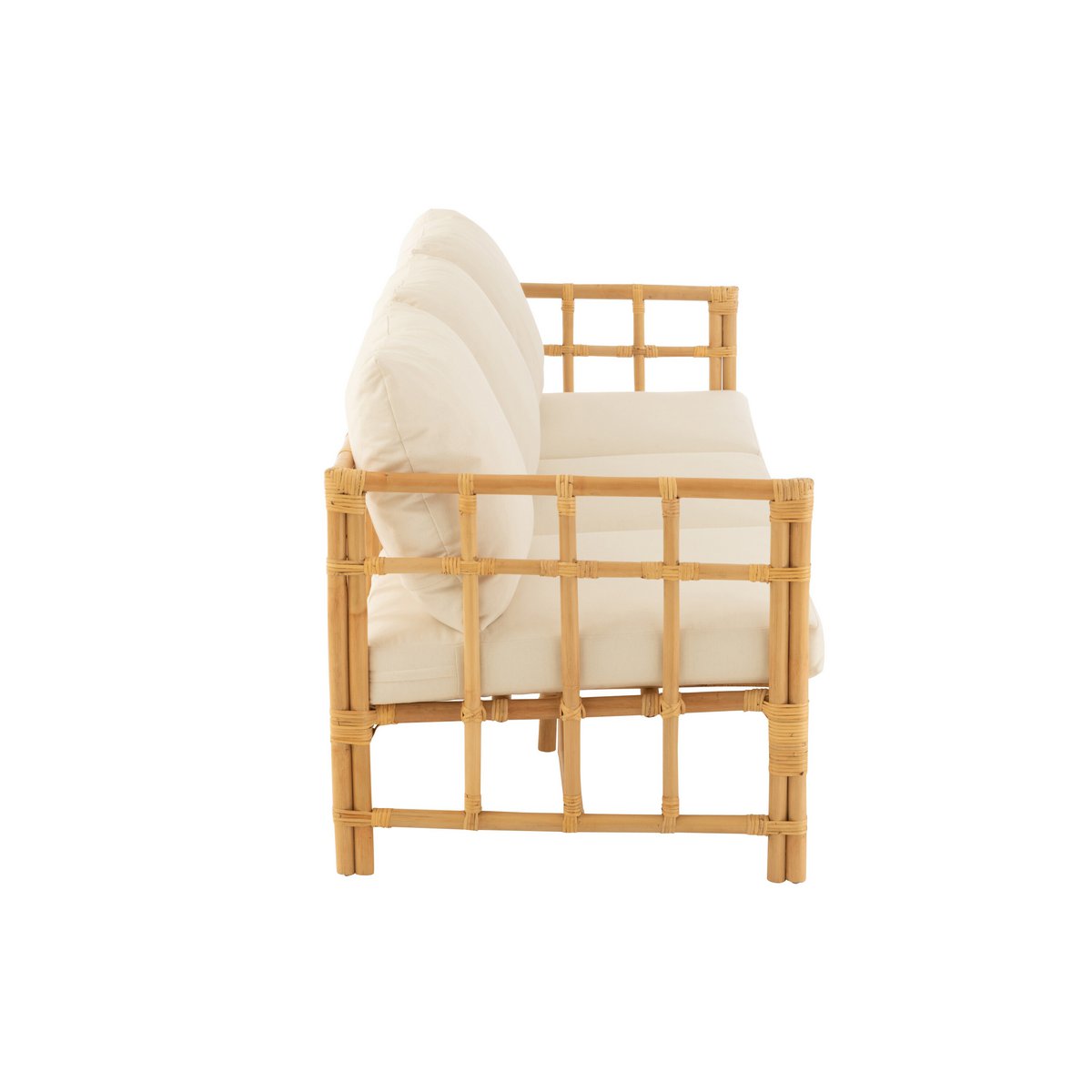 J-Line - Sofa 'Elise' (3-persoons, Wit)