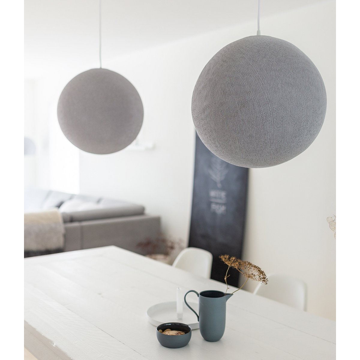 Cotton Ball Lights - Hanglamp - Stone - L (36cm)