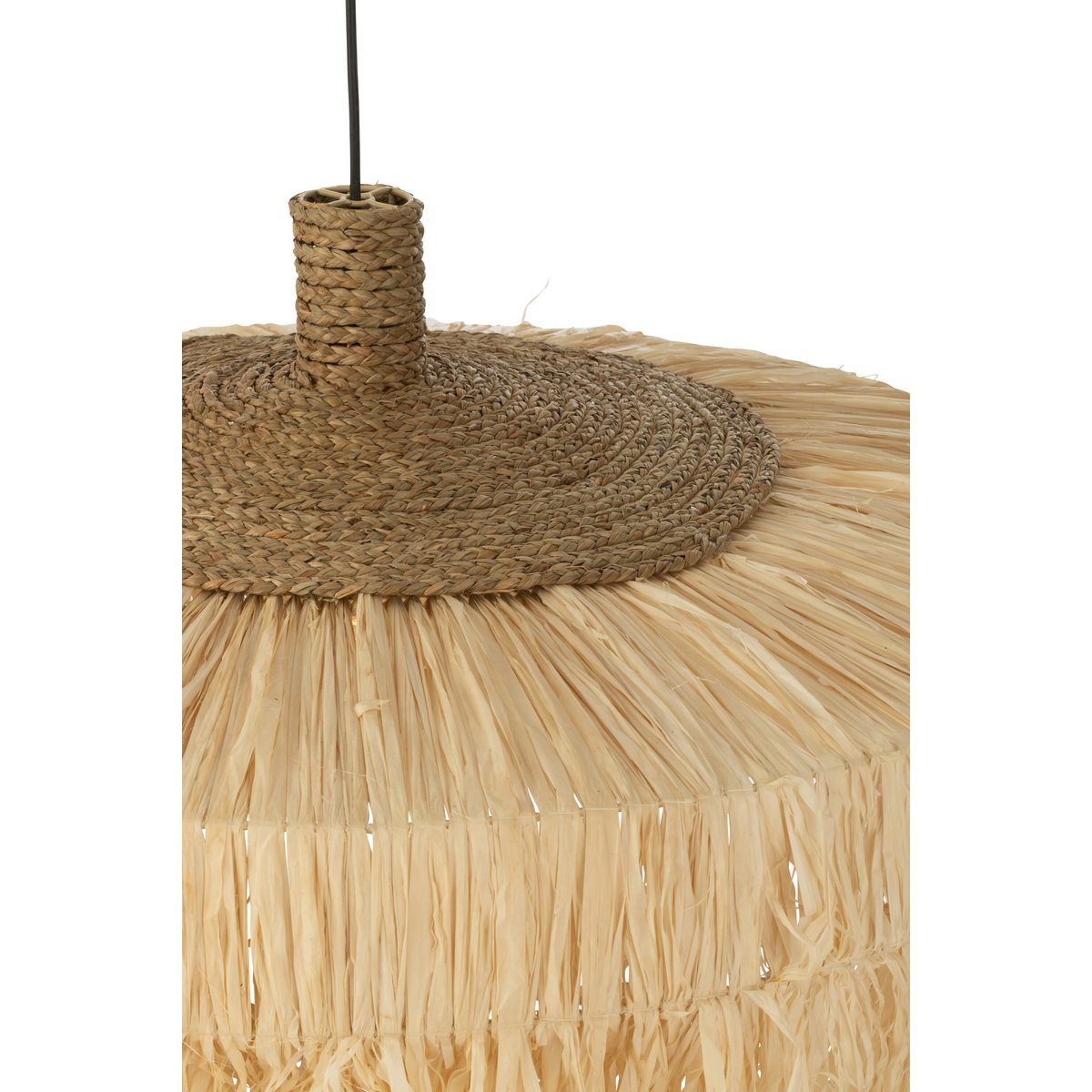 J-Line - Hanglamp 'Oliver' (Naturel, Jute)