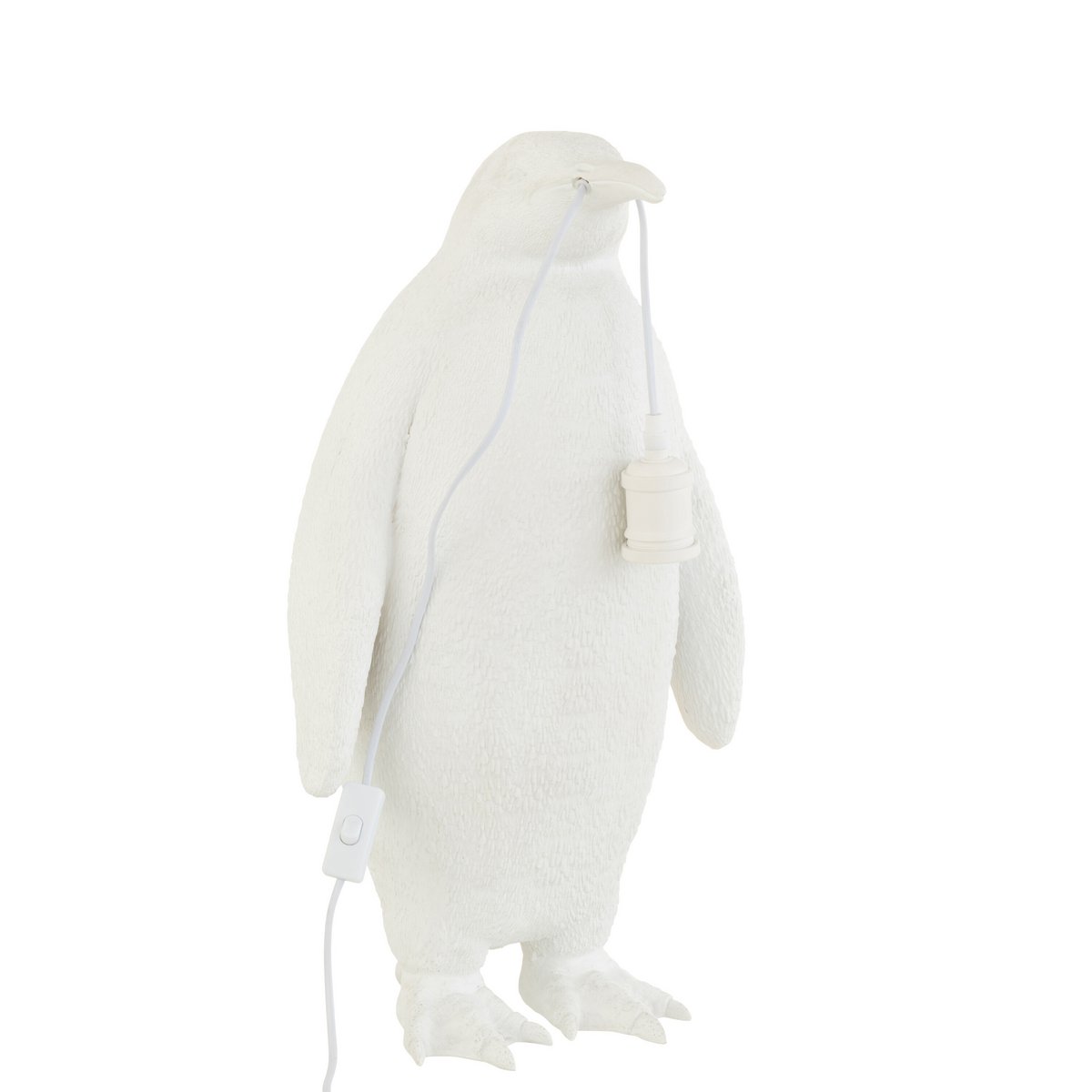 J-Line - Tafellamp Pinguïn Resine Wit Large