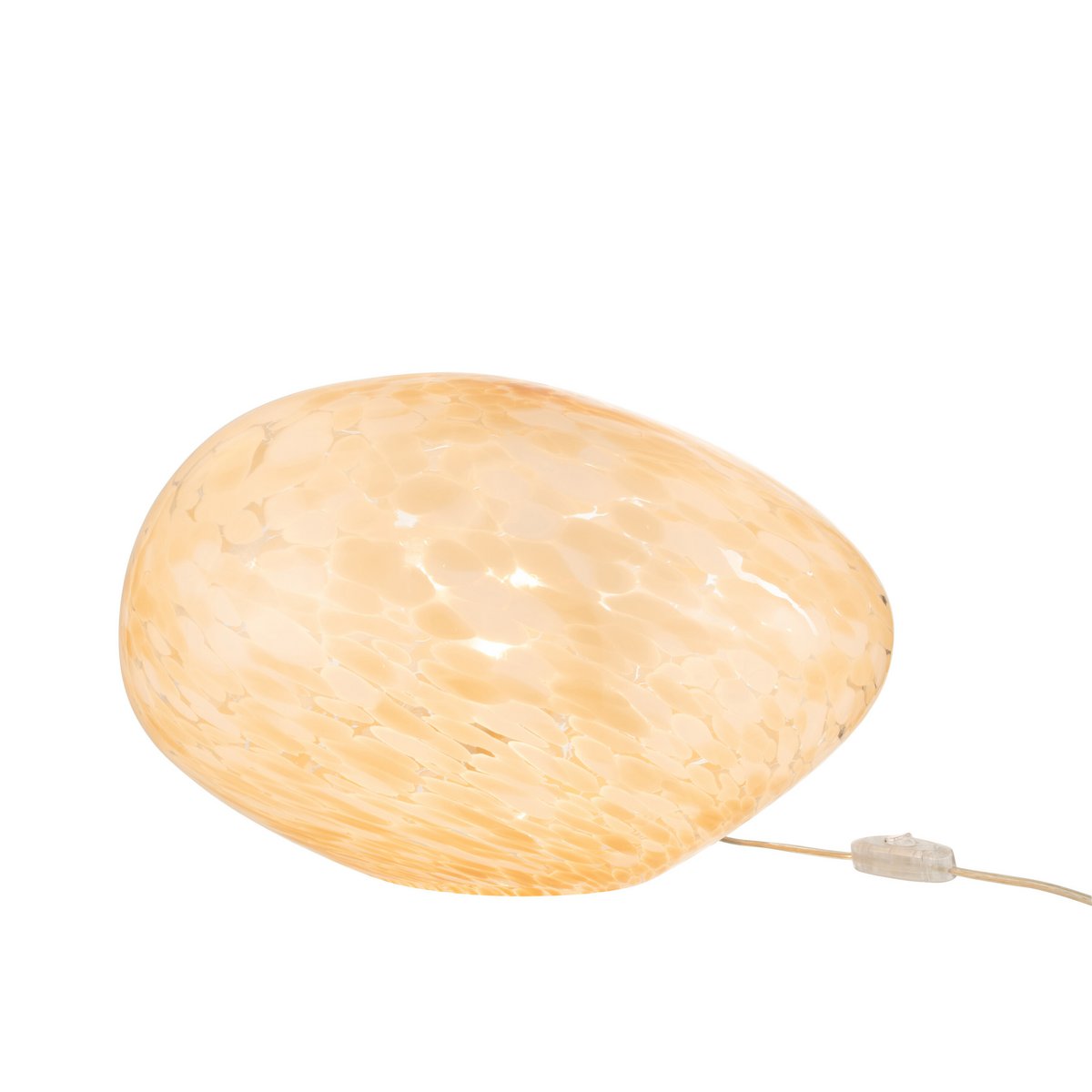 J-Line - Lamp Melissa Ovaal - Glas - Beige