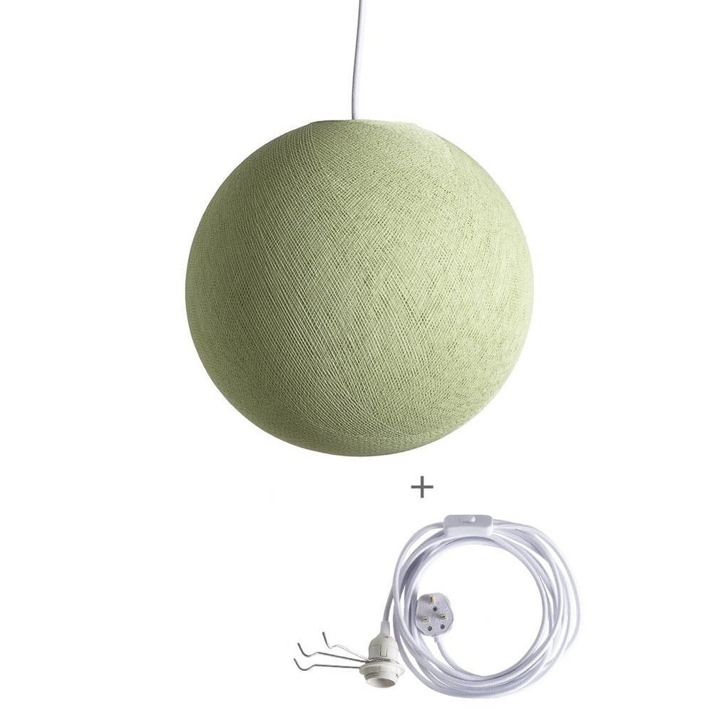 Cotton Ball Lights - Wandering Lamp - Powder Green - 41 cm (XL)