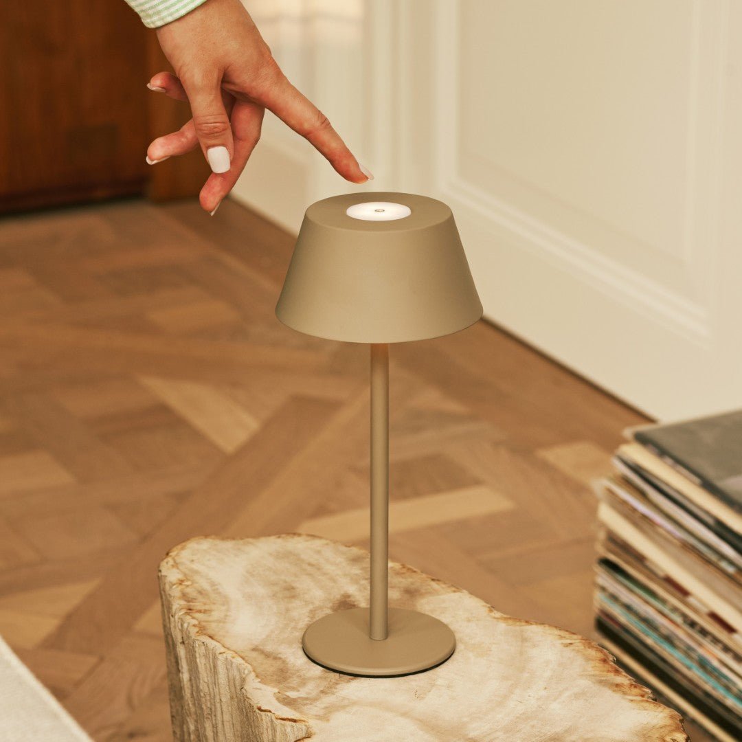 Tavellio-Amsterdam - Milou Koala Brown - Draadloze tafellamp