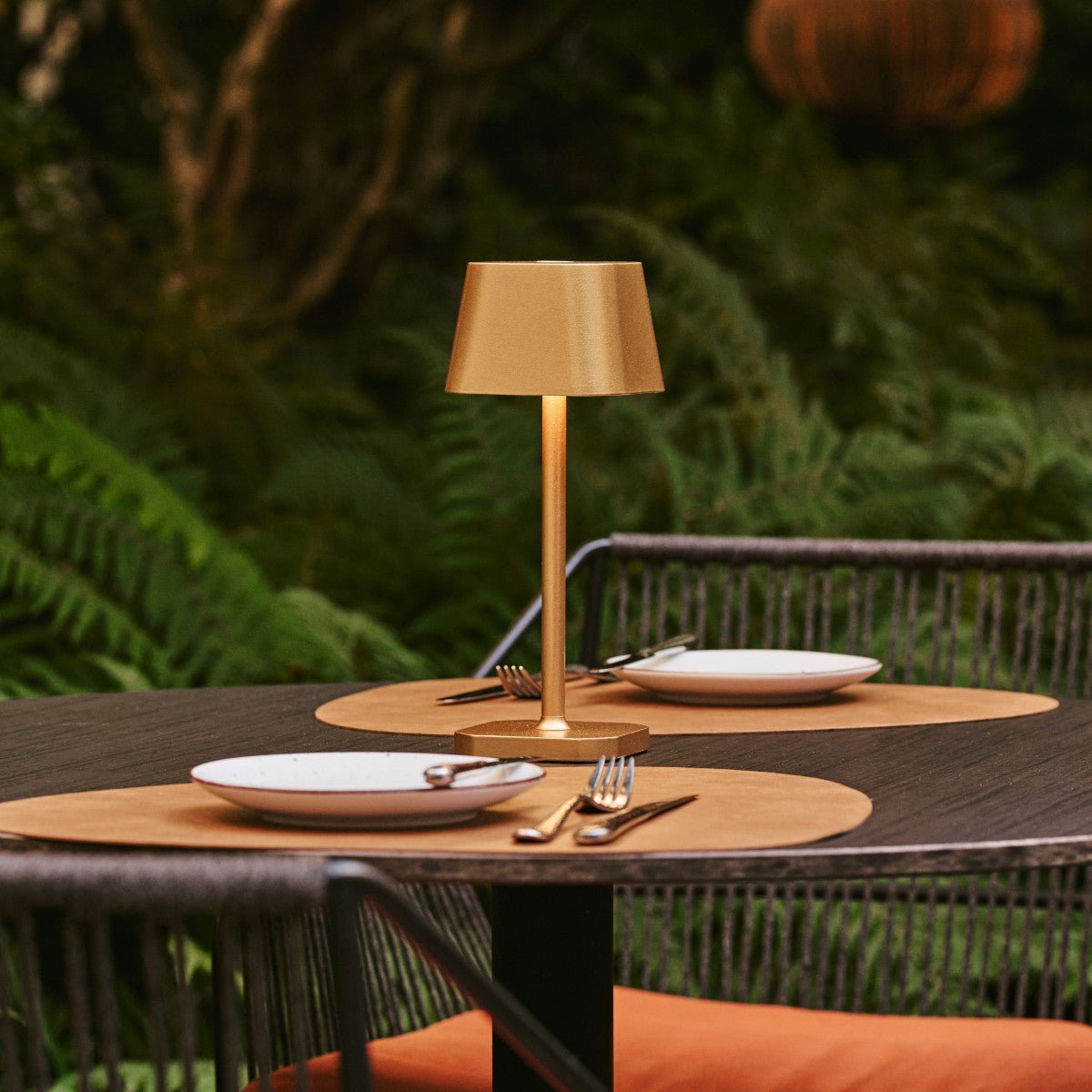 Tavellio-Amsterdam - Ava Goud - Oplaadbare tafellamp | Stijlvol, draadloos en dimbaar