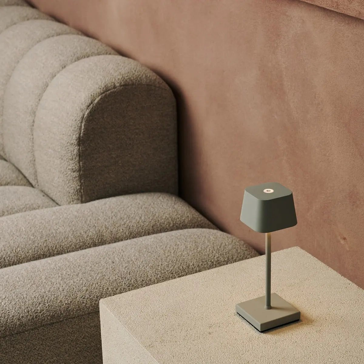 Tavellio-Amsterdam - Sarphati Mini Shadow Gray - Draadloze tafellamp