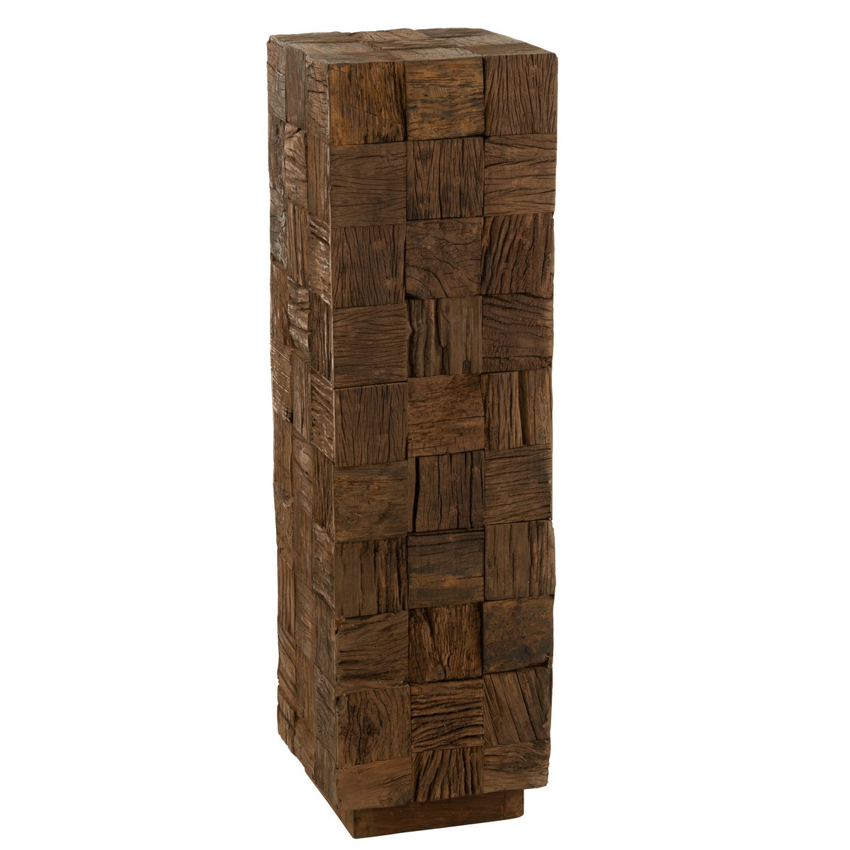 J-Line - sokkel - hout - naturel - large