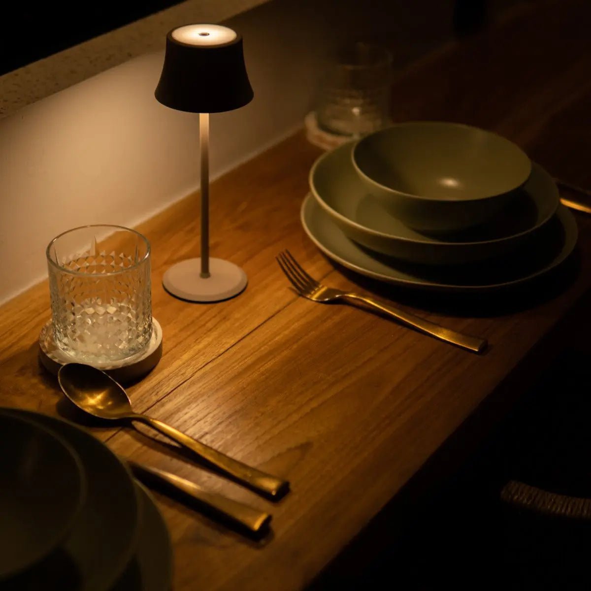 Tavellio-Amsterdam - Willy Mini Koala Bruin Oplaadbare Tafellamp| Dimbaar en draagbaar | Batterijduur van 60 uur