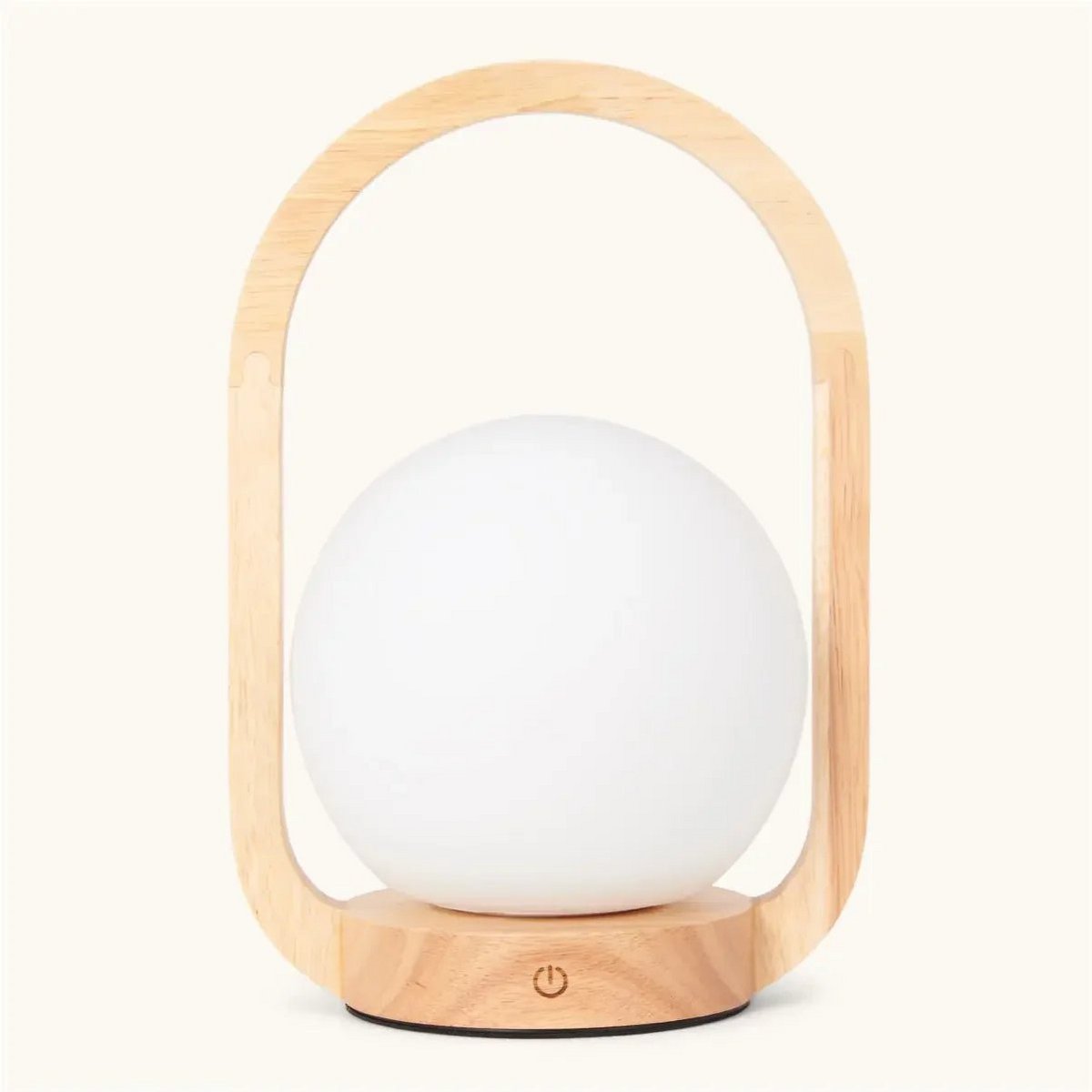 Tavellio-Amsterdam - Skye Lichtbruine Houten Snoerloze Lamp | Oplaadbaar en dimbaar ontwerp