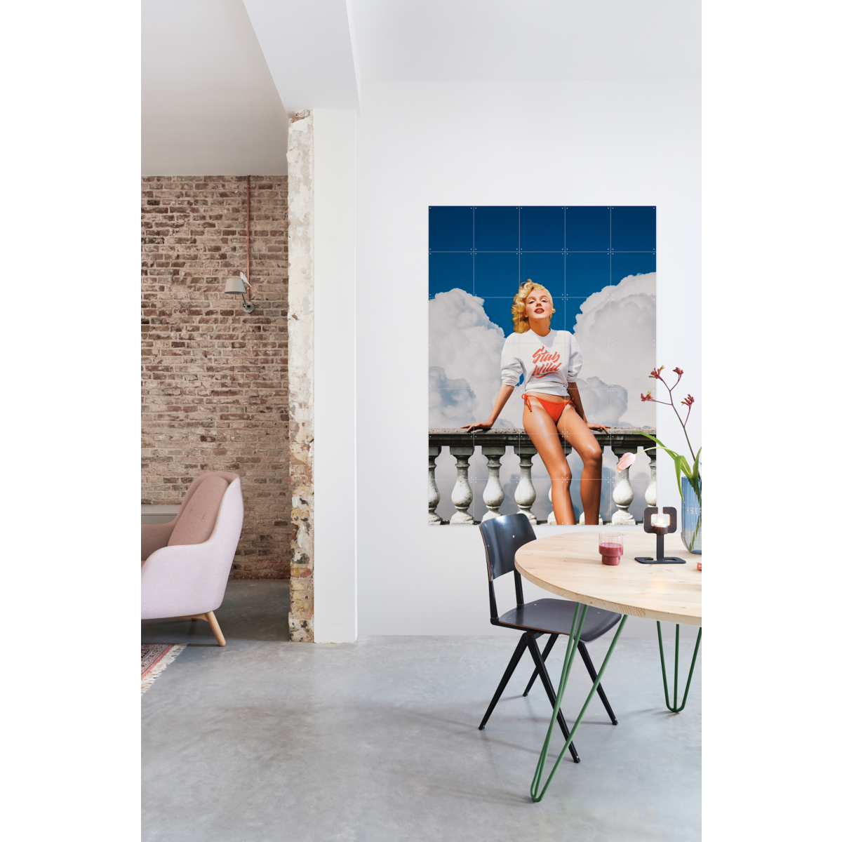 IXXI - Stay Wild Marilyn Wall art - Poster - Wanddecoratie